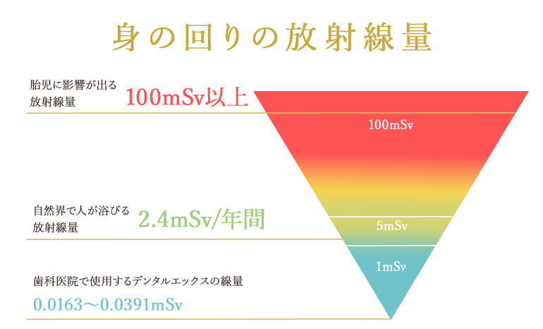 レントゲンの放射線量と人体への影響を考慮